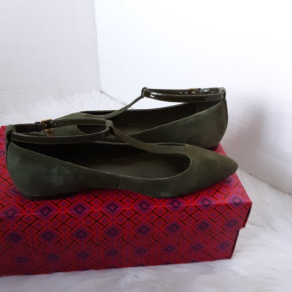 Tory Burch Ashton T-strap Mary Jane Flat Women's Shoes size 5M - Picture 4 of 11
